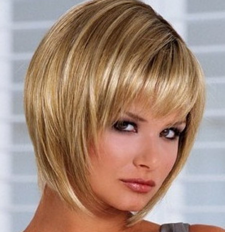 Inverted Bob Cut With Bangs