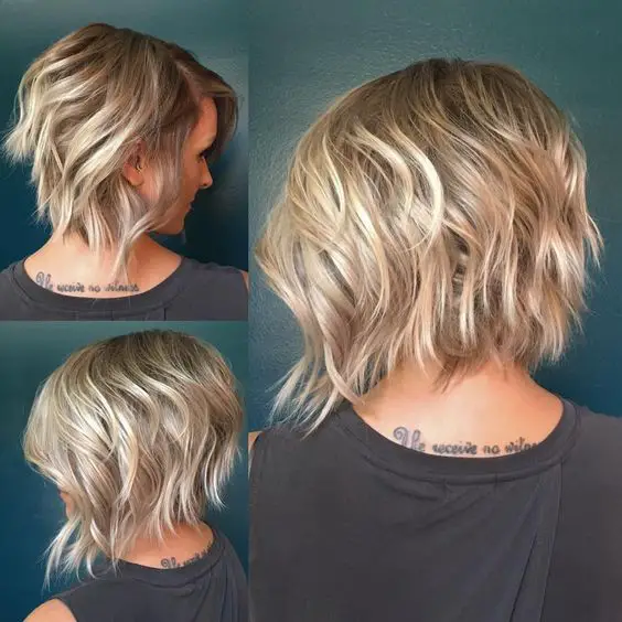 20 Trendy Short Choppy Hairstyles that You Should Try in 2022 Angled-bob