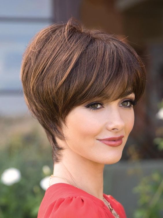 20 Short Hairstyles for Asian Women that is Gonna be Awesome in 2022 Asian-layered-pixie-wedge