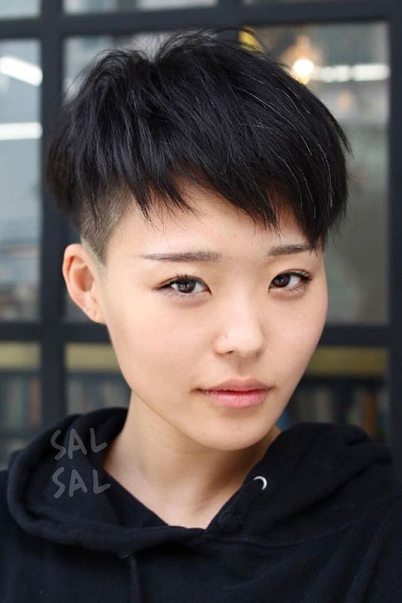 20 Short Hairstyles for Asian Women that is Gonna be Awesome in 2022 Asian-pixie-with-undercut
