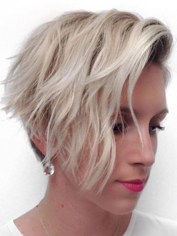 100 Stylish and Easy Short Hairstyle Ideas for Women to Try in 2022 Layered-asymmetrical-pixie-1