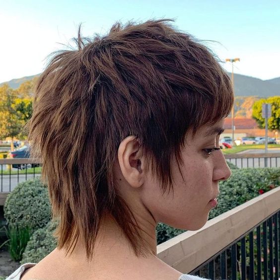 100 Stylish and Easy Short Hairstyle Ideas for Women to Try in 2022 Modern-mullet-1
