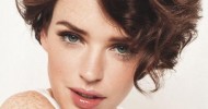 Trendy Short Curly Brown Haircuts