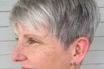 Cute Pixie Haircut Styles Pictures For Women Over 60 With Grey Hair