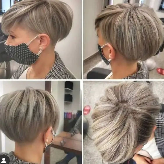 21 Stylish and Easy Short Hairstyles for Women Over 40 (Updated in 2022) Choppy-layered-wedge