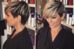 Pixie Haircut With Highlights