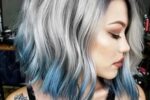 30. Silver And Blue Ombre