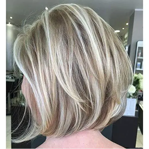50 Hair Color Ideas for Women Over 40 (Updated 2022) 44.-Vanilla-blonde-highlights-and-lowlights