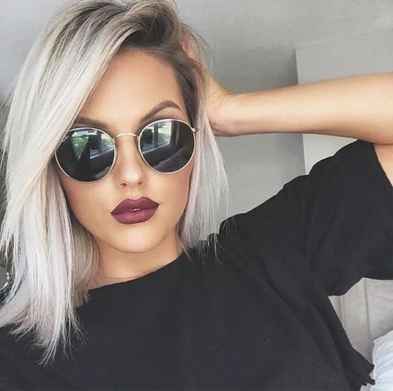 50 Hair Color Ideas for Women Over 40 (Updated 2022) 5.-Cold-ash-side-parted-bob