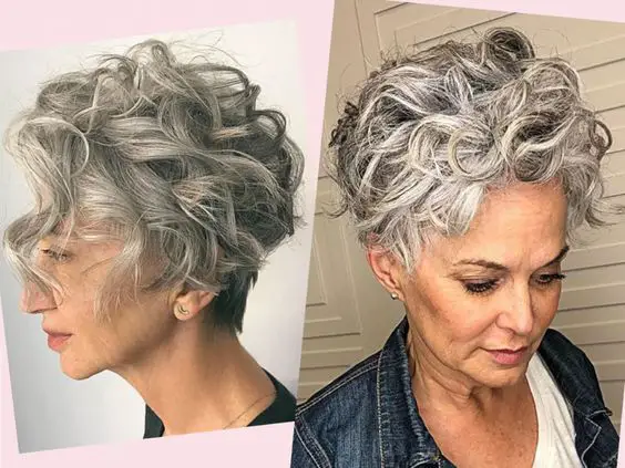 15 Modern Side Swept Short Hairstyles for Older Women (Updated 2022) Thick-on-top-swept-curly-hairstyle