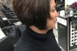 Jaw Length Stacked Bob Hairstyle 1