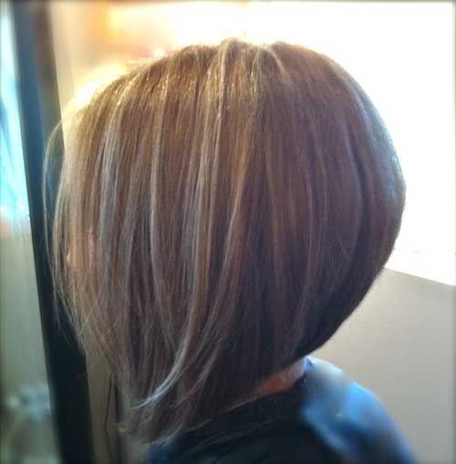 Stacked a-line bob hairstyle 1