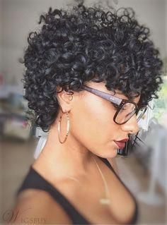 10 Very Short Curly Hairstyles for Women Over 50 (Updated 2022) Very-short-curly-wedge-hairstyle-with-glasses