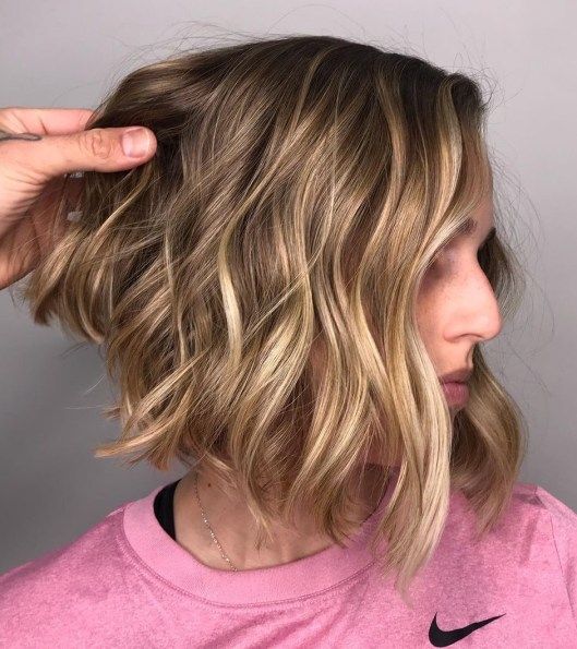52 Elegant Short Hairstyles for Fine Hair (Update 2021) Bob-hairstyle-with-reverse-balayage