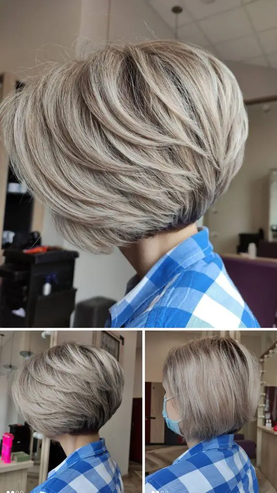 15 Stunning Short Stacked Hairstyles to Try in 2022 Feathered-Razor-Haircut