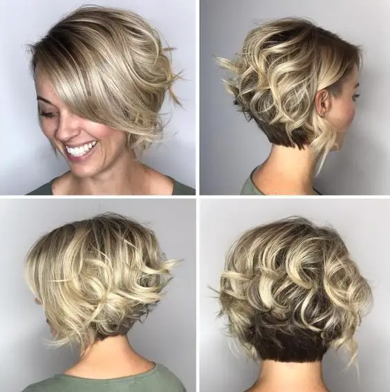 15 Stunning Short Stacked Hairstyles to Try in 2022 Short-Stacked-Curly-Pixie-Bob