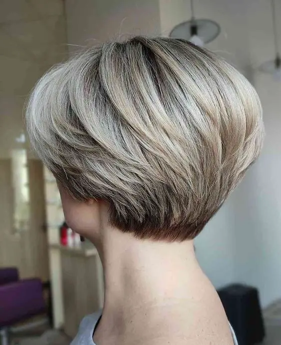 15 Stunning Short Stacked Hairstyles to Try in 2022 Short-Stacked-Wedge
