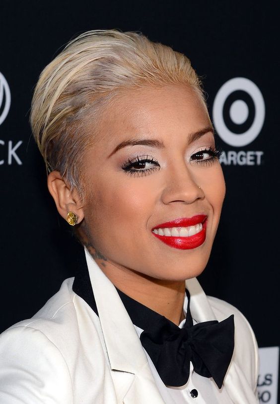 25 Stunning Short Straight Hairstyles for Older Black Women (Updated 2021) Slicked-back-with-fade