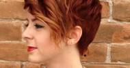 2014 Short Curly Pixie Hairstyles For Women