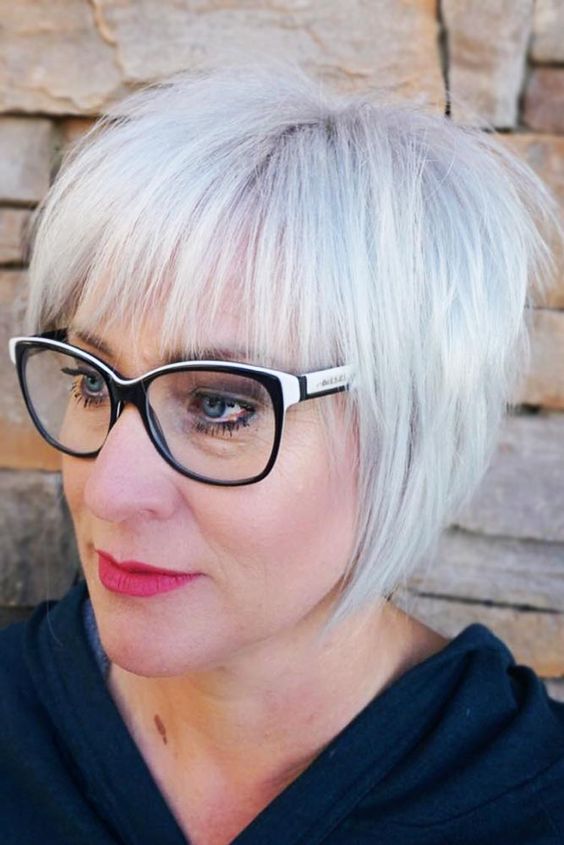 Modern Short Haircuts for Older Women that Look Astonishing (Updated 2022) Inverted-bob-haircuts