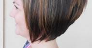2014 Short Stacked Bob Haircut For Women Over 40