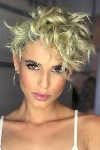 60 Best Short Curly Hairstyles for Women Over 60 in 2022 Long-and-curly-pixie-cut-2