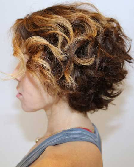 short curly hairstyles for thick hair