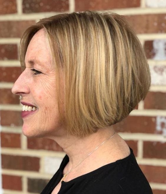 Different Types of Short Inverted Hairstyles for Older Women (Updated 2022) Inverted-choppy-bob-hairstyles