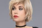 Jagged Bob Hairstyle With Fringe
