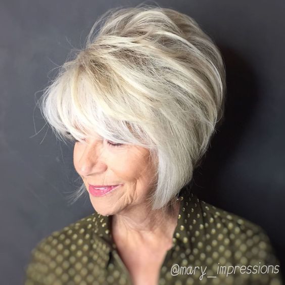 Different Types of Short Inverted Hairstyles for Older Women (Updated 2022) Layered-inverted-pixie-bob