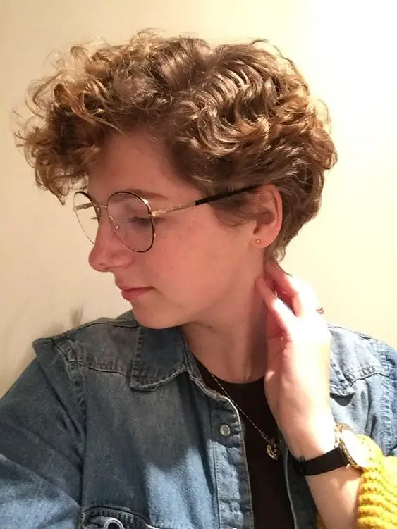 Curly pixie