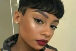Very Short Pixie Cut With Bangs