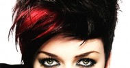Red And Black Hairstyles For Short Hair