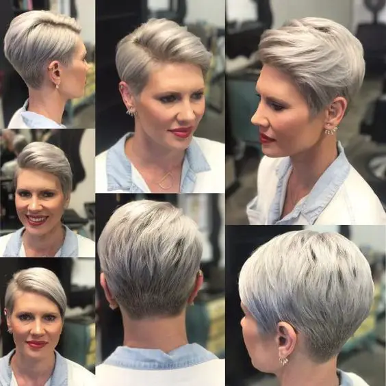 The Three Best Short Hairstyles for Gray Hair (Updated 2018) c012de10177f06b8f4edf6c3df4857d5