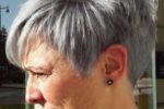 Gray Wedge Haircuts For Older Women 11