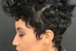 Curly Spike Hairstyle For African American Women 3