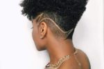 Faded Natural Curly Hairstyle For Black Women 5