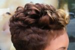 Curly Spike Hairstyle For African American Women 9