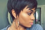 Side Swept Pixie Haircut For Black Women 3