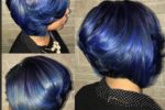 Short Stacked Bob Hairstyle For African American Women With Straight Hair 4