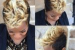Curly Spike Hairstyle For African American Women 7