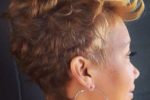 Curly Spike Hairstyle For African American Women 8
