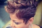 Curly Spike Hairstyle For African American Women 2