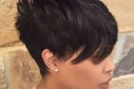 Side Swept Pixie Haircut For Black Women 6
