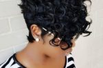 Curly Pixie Haircut Style For Black Women 8