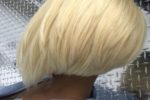 Short Stacked Bob Hairstyle For African American Women With Straight Hair 6