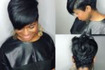 Side Swept Pixie Haircut For Black Women 10