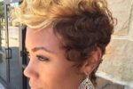 Curly Spike Hairstyle For African American Women 10