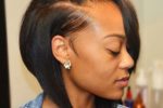 Short Stacked Bob Hairstyle For African American Women With Straight Hair 9