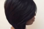 Short Stacked Bob Hairstyle For African American Women With Straight Hair 11